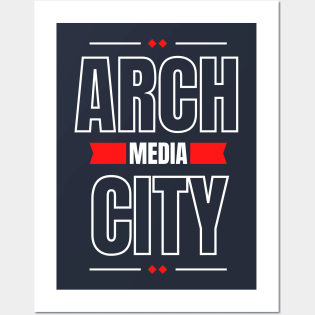 Arch City Media Modern Geo Wall Art by Arch City Tees